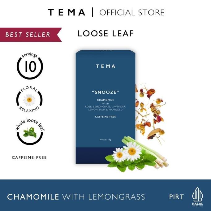 

TEMA Tea Jar - Wellness Tea - Snooze / Chamomile Lavender Lemongrass