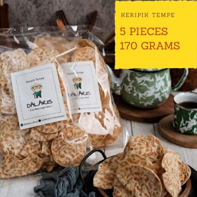 

Keripik Tempe Dalaris 5pcs