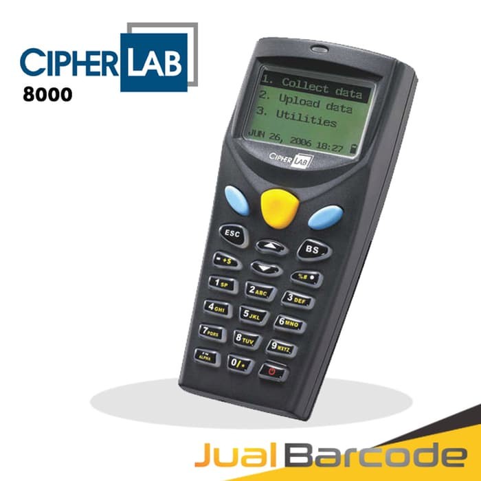 MOBILE PORTABLE BARCODE SCANNER STOK OPNAME CIPHERLAB 8000 PDT