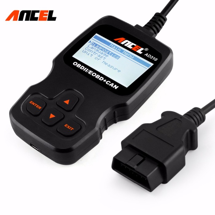 Code Reader Car Auto Fault Scanner Mobil OBD OBD2 OBDII EOBD CAN AD310