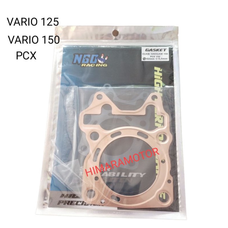 paking gasket blok paking paken head tembaga PCX vario125 vario150 58 59 60 61 62 63 64 mm