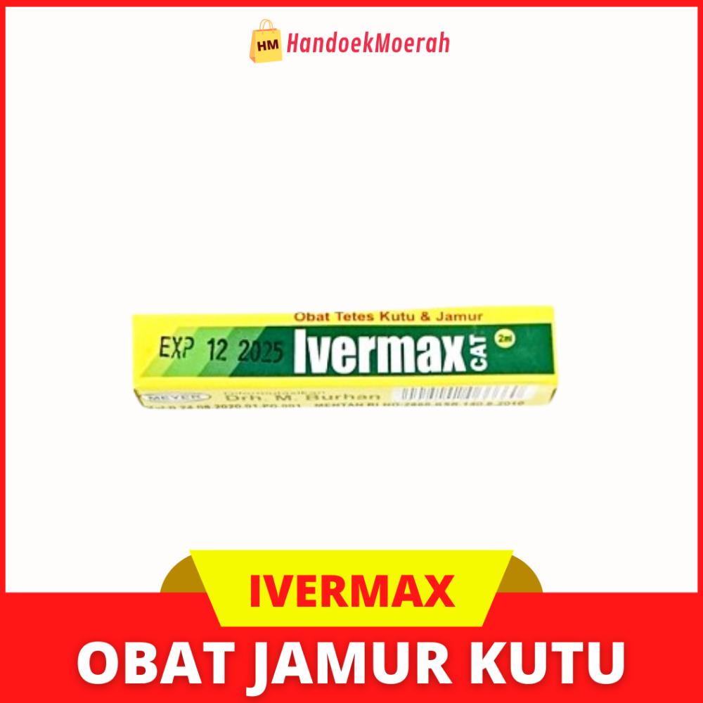 Terbaru Ivermax 2Ml / Obat Tetes Jamur Kutu Kucing & Anjing Murah