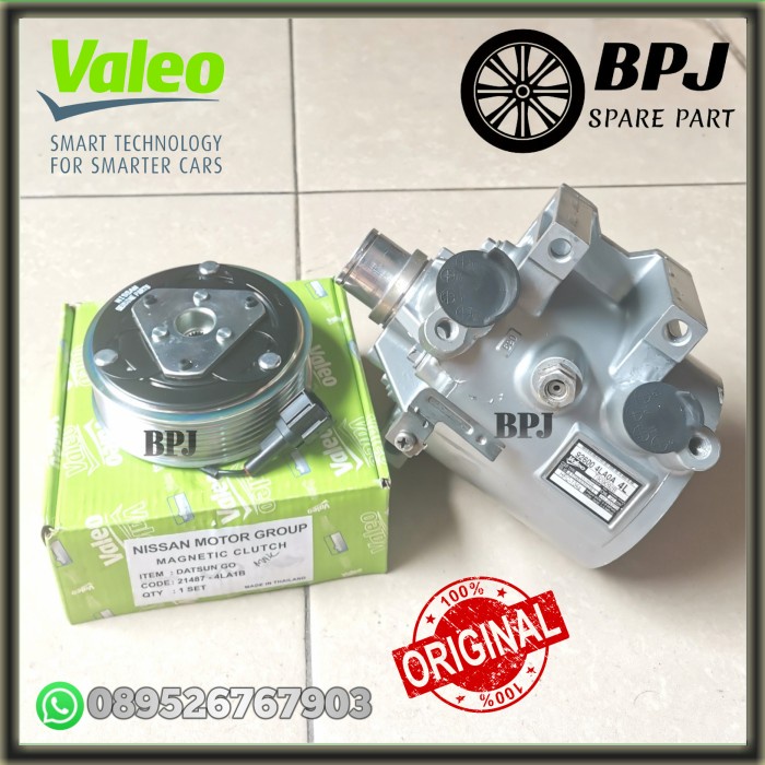 Compressor Compresor Kompresor Ac Datsun Go Go+ Panca 2016Up Ori Valeo