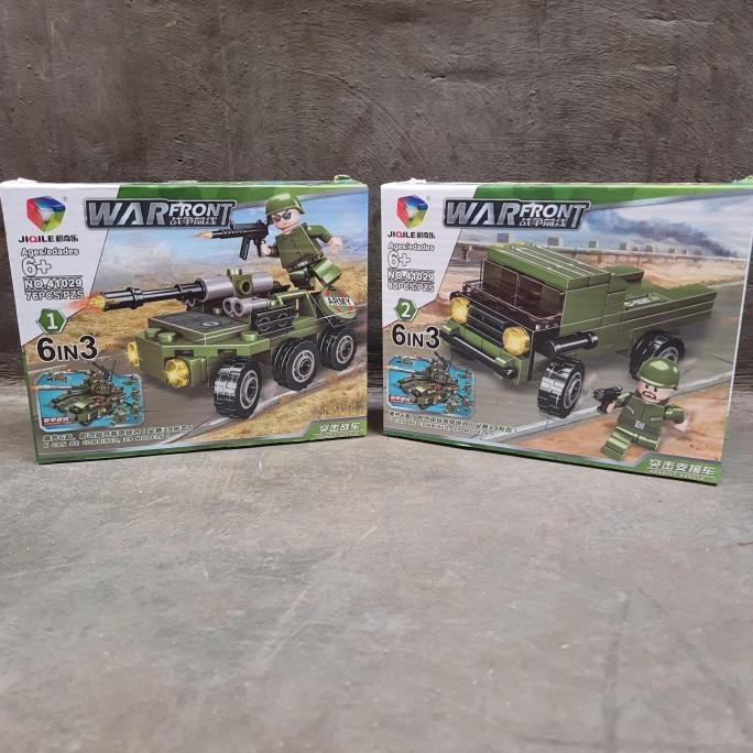 MAINAN BRICK LEGO TENTARA ARMY VEHICLE
