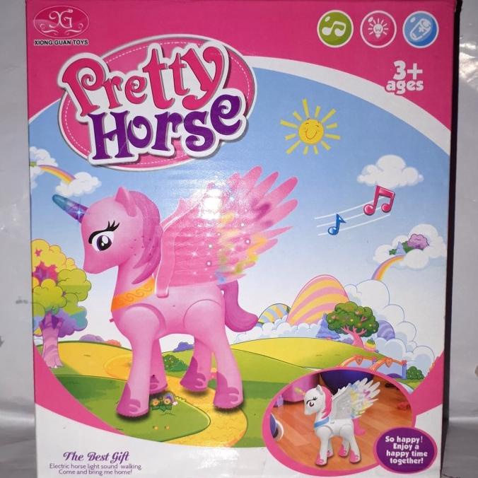 Mainan Kuda Pony Bisa Jalan / Pretty Pony Horse