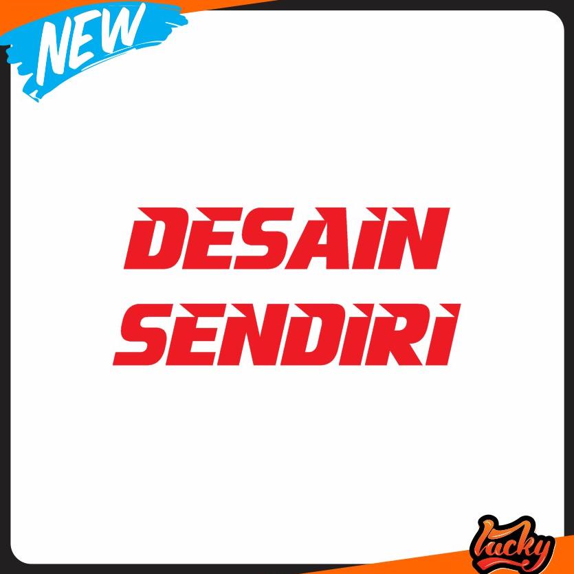 

ERA067 Sticker desain sendiri custom decal stiker desain suka-suka pesan stiker sendiri *