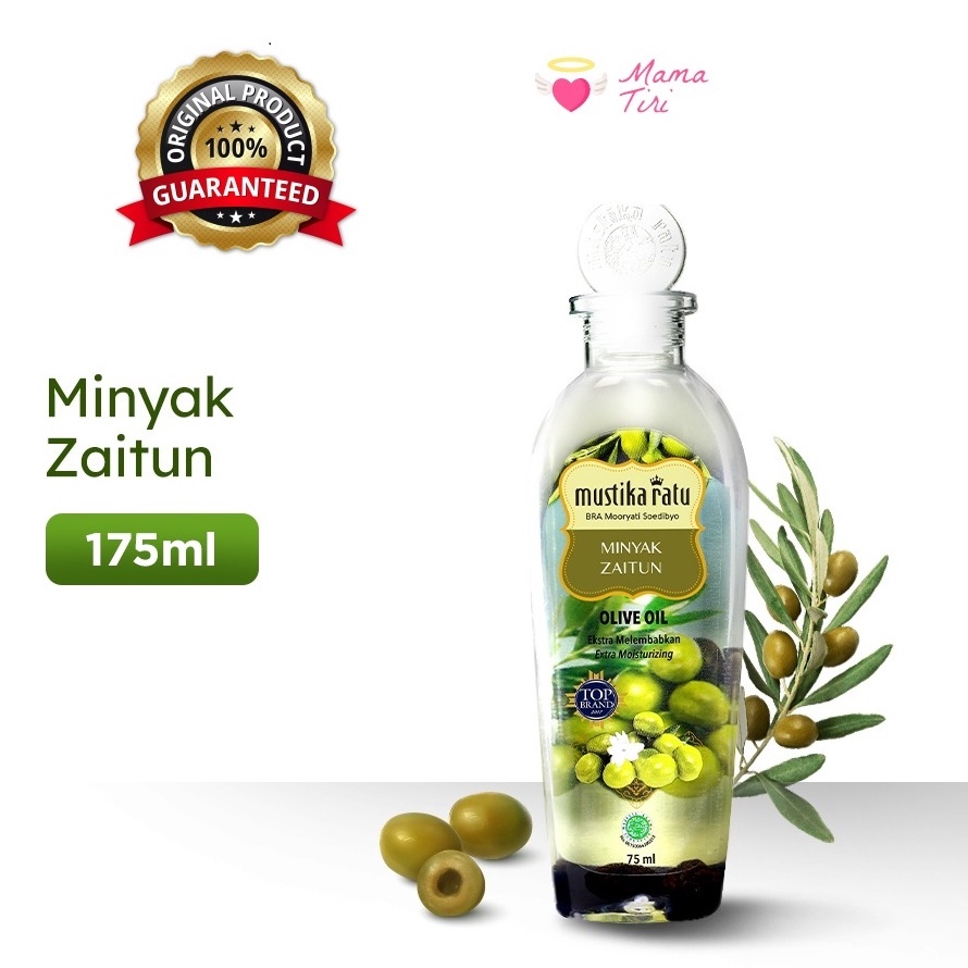 Pilih Ini1x1Wl Mustika Ratu Minyak Zaitun (Olive Oil) 175ml 100% Original Asli Minyak Pijat Urut BES