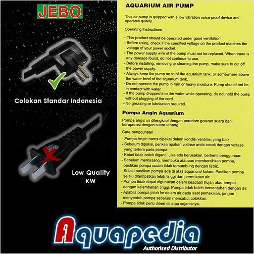 Jebo P200 Pompa Udara Aquarium/Kolam