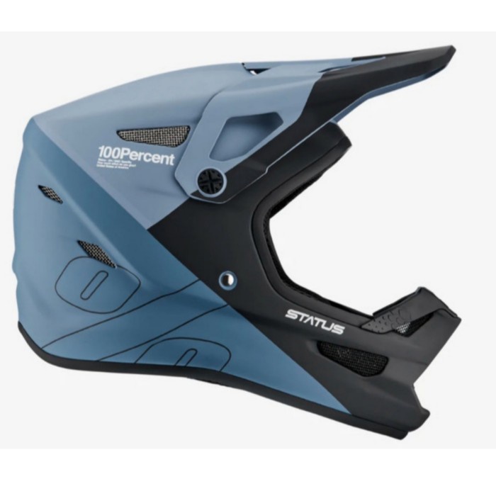 HELM SEPEDA 100 PERCENT STATUS HELM SEPEDA FULLFACE HELM DOWNHILL,MTB
