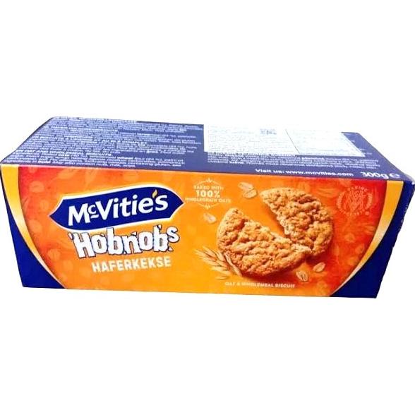 

] MCVITIES Hobnobs Haferkekse Oat Crunch/Wholemeal Biscuit 300gr