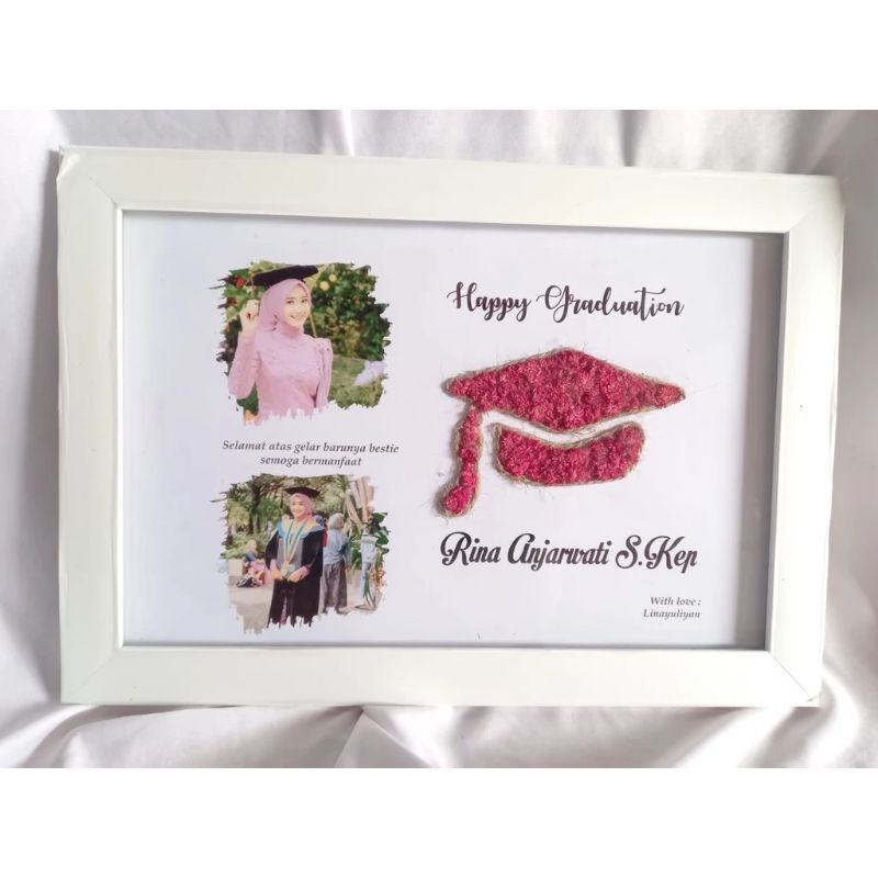 GIFT FRAME TOGA 2D/3D Flowers in frame /Kado Unik