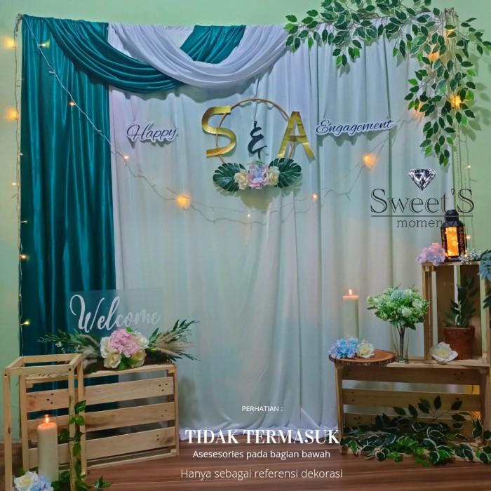 Paket Backdrop Lamaran Dekorasi Terbaru