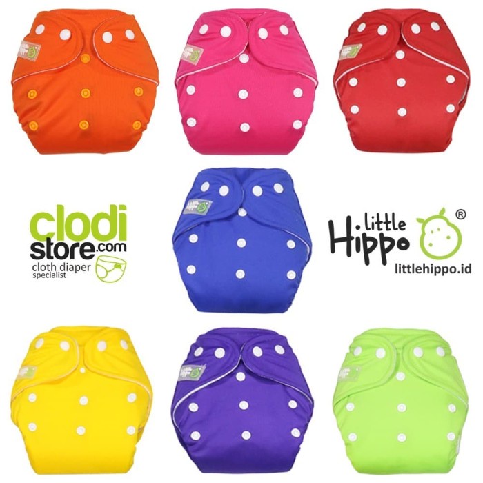 Clodi Popok Kain Bayi Little Hippo Eco Clody