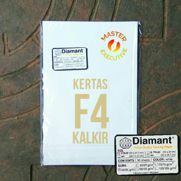 

Diamant Kertas Kalkir Folio / Prima Quality Tracing Paper 80/85 gr/m2 HOT PROMO