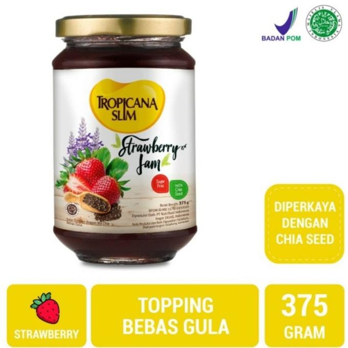 

@#@#@#] Tropicana Slim Strawberry Jam - Tropicana Slim Selai Stoberi 375 gr