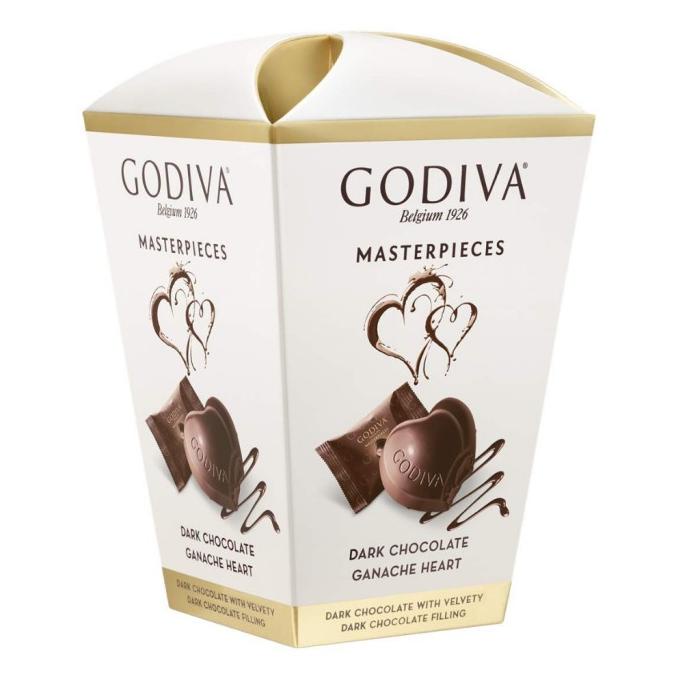 

~^~^~^] Godiva Masterpieces Dark Chocolate Ganache Heart Box 119gr