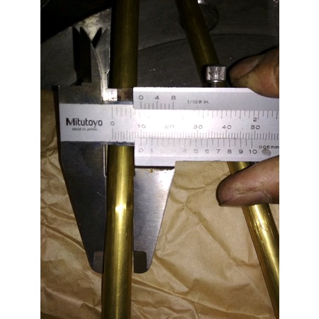 Pipa kuningan OD 10mm ID 7.6mm x1mtr rintakst
