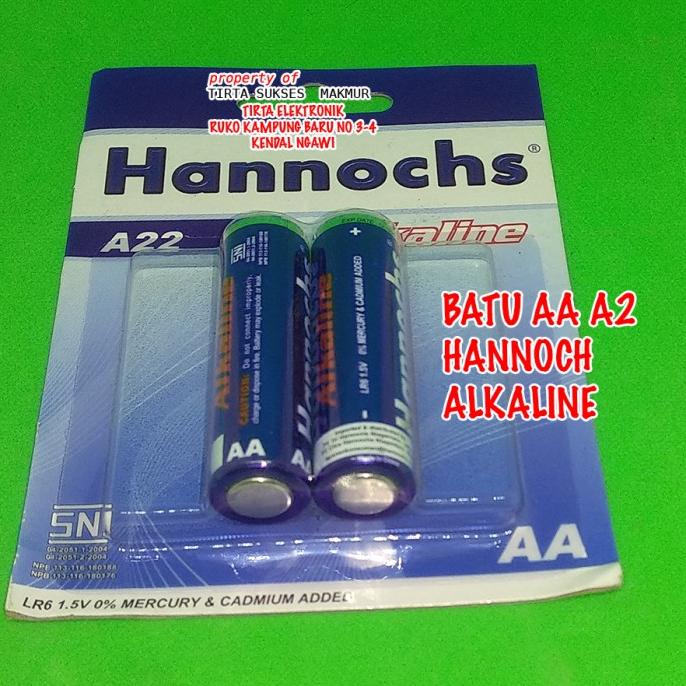 }}}}}}] Baterai Alkaline Hannochs AA A2 / AAA A3