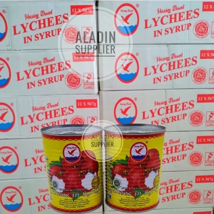 

Bettifer Herring Brand Leci Kaleng / Lychee In Syrup 567Gr-(1 Karton Isi 12Pcs)