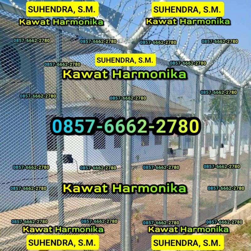 Kawat Harmonika Galvanis Per Roll T1 x P25 Mtr Harga Bersaing