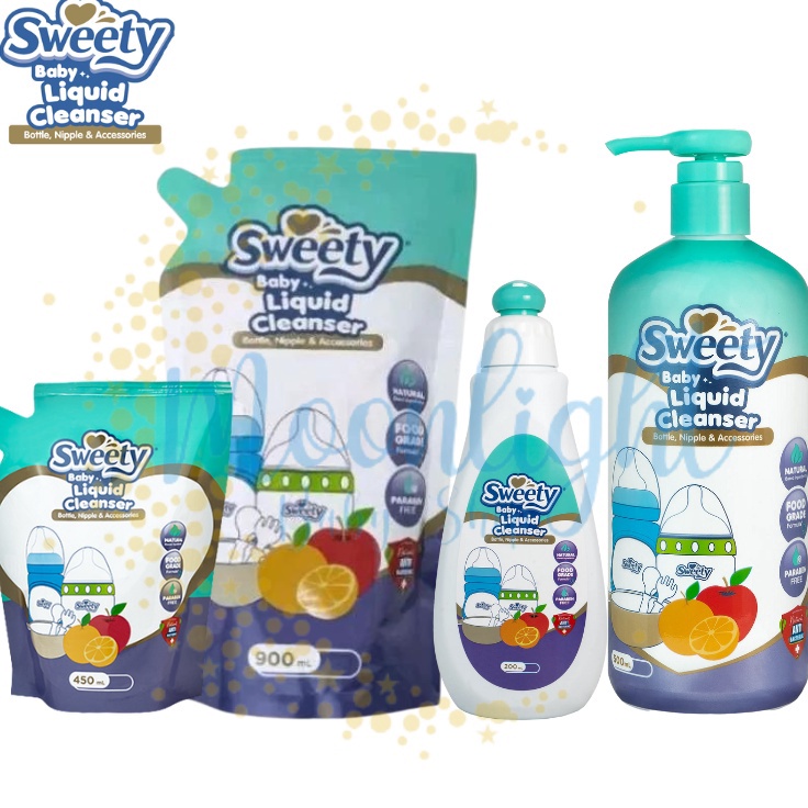 Harga lebayr8R2d Sweety Baby Liquid Cleanser Sabun Cuci Botol Pouch Bayi 200ml / 450ml / 500ml / 900