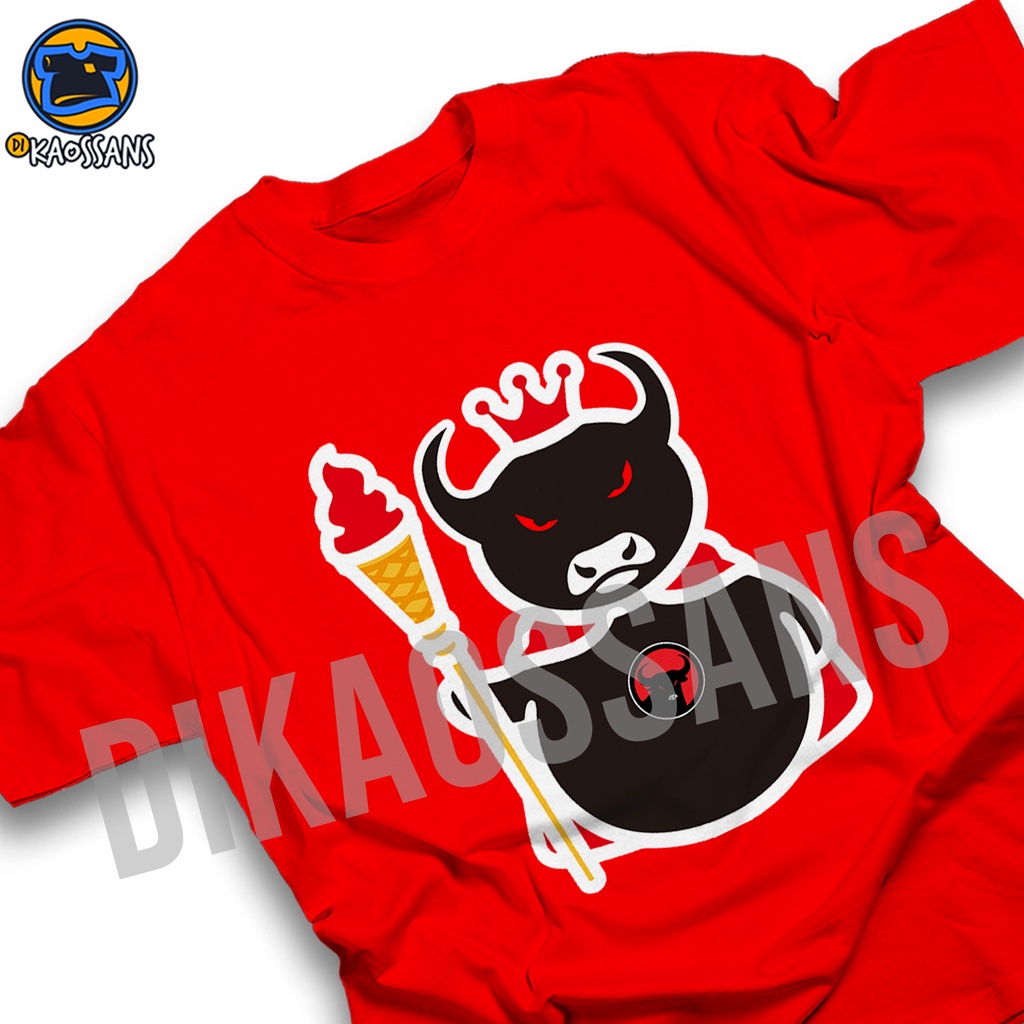 Kaos MIXUE PARODI Tshirt baju distro cotton combed 30s UNISEX PDI PERJUANGAN GAMBAR LUCU BOB2100