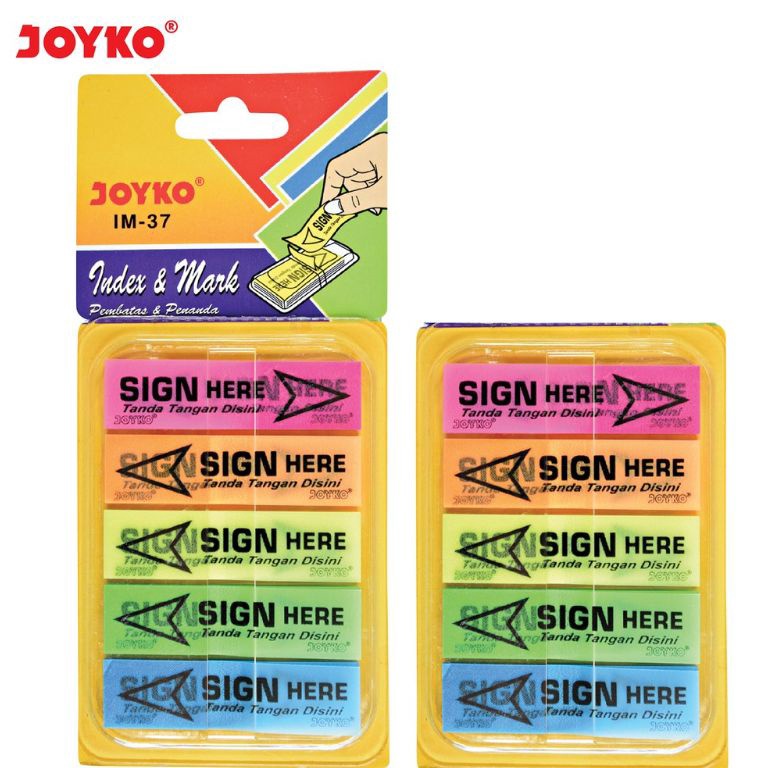 

P0R Index & Mark/Pembatas buku/Penanda Joyko Im-37 Signhere ( 1pcs ) 5269