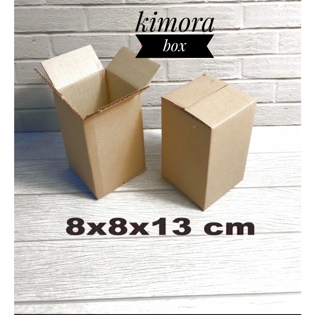 

Kardus karton uk. 8x8x13 cm Kotak Box ST untuk packing Souvenir -dll