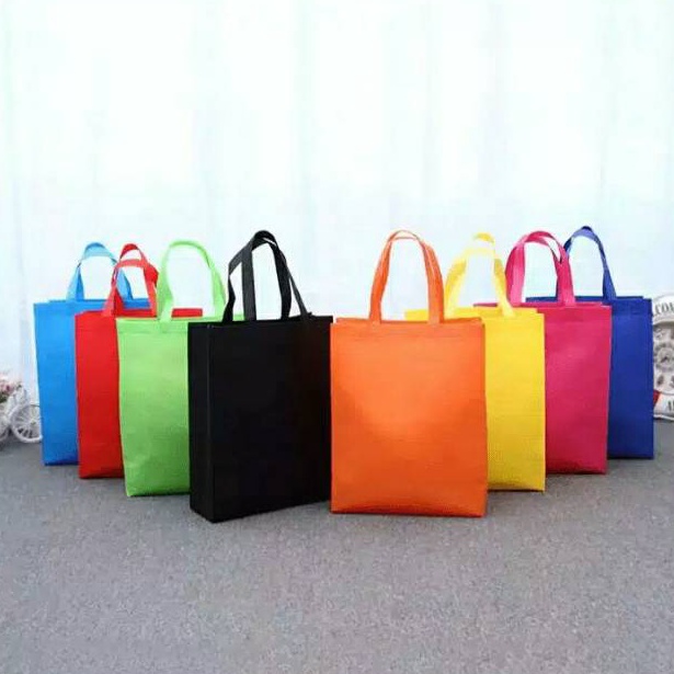 

JV59 12 pcs Goodie bag tas spunbond 30x40x 10 cm | tas ultah,tas lebaran,tas souvenir perinikahan murah Diskon