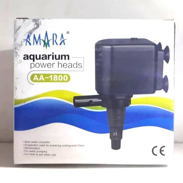 Terbaik.. MESIN POMPA POWER HEAD FILTER AQUARIUM AQUASCAPE AMARA AA 1800 AA1800