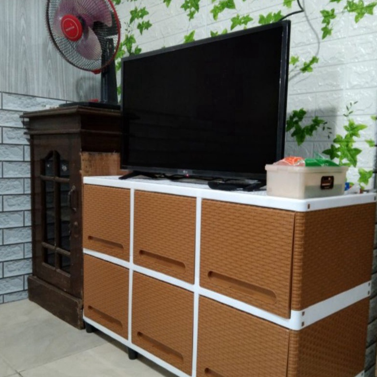 HARGA BERSAHABAT LEMARI PLASTIK CLUB LEMARI BAJU BUPET TV RAK MULTIFUNGSI/LACI