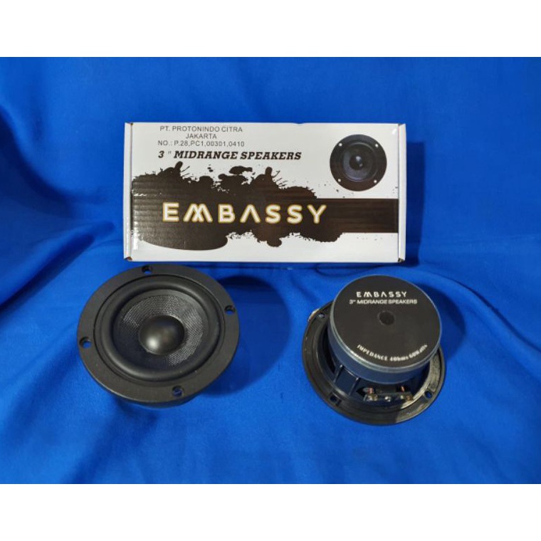 Laris CDb midrange 3 inch embassy 4 ohm 60 watt ✢ ☍