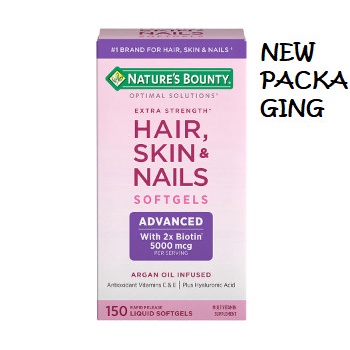 NATURES NATURE NATURES BOUNTY EXTRA STRENGTH HAIR SKIN NAILS BIOTIN