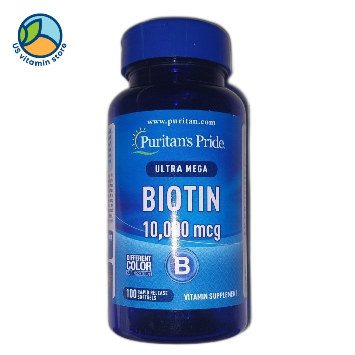 BIOTIN 10000 MCG ISI 100 ORIGINAL & TERBAIK