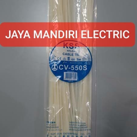 

Bestseller Kabel Ties Kss Cv-550 Per Pack @100Pcs Putih Dan Hitam