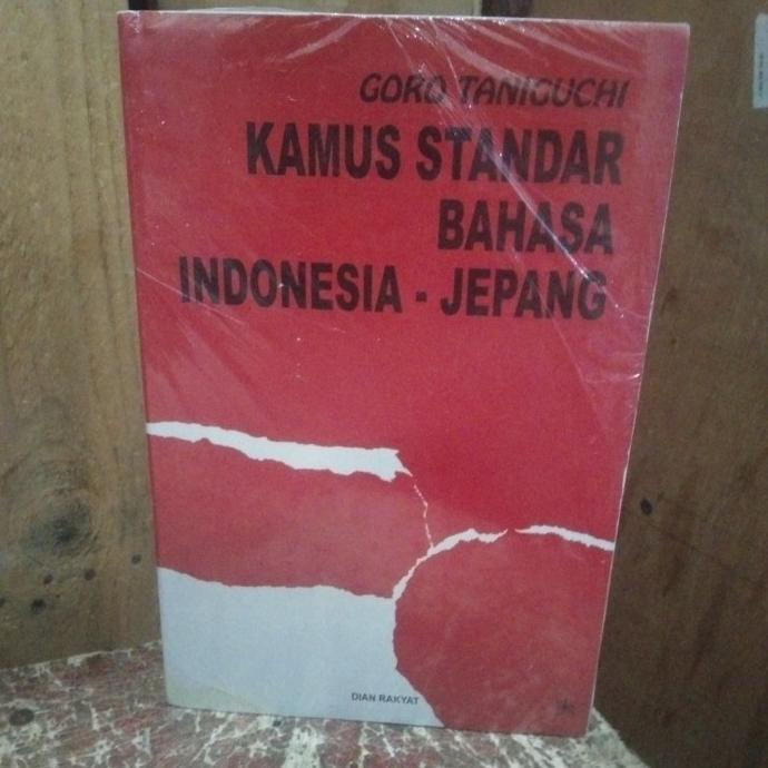 

Kamus standar Bahasa Indonesia -Jepang GORO TANIGUCHI