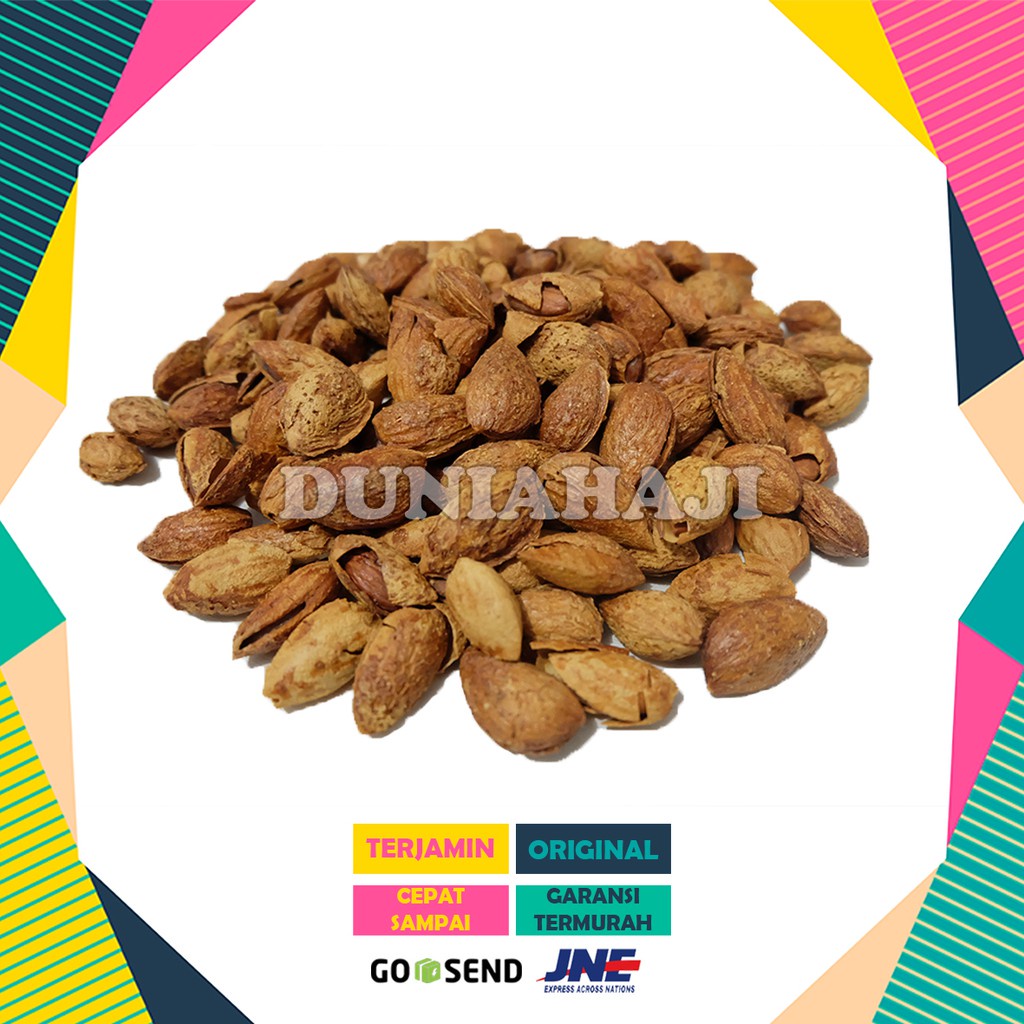 

Ter Almond 250Gram Roasted Panggang / Kacang Cangkang Arab Rasa Susu/ Kacang Kulit Almond Lk Flavour