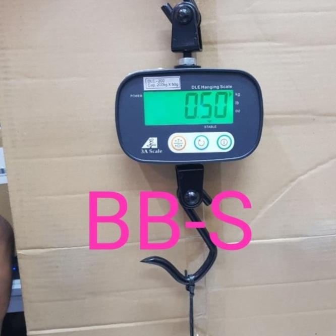 Timbangan Gantung,Timbangan Digital 200 Kg/ Timbangan Digital 200Kg