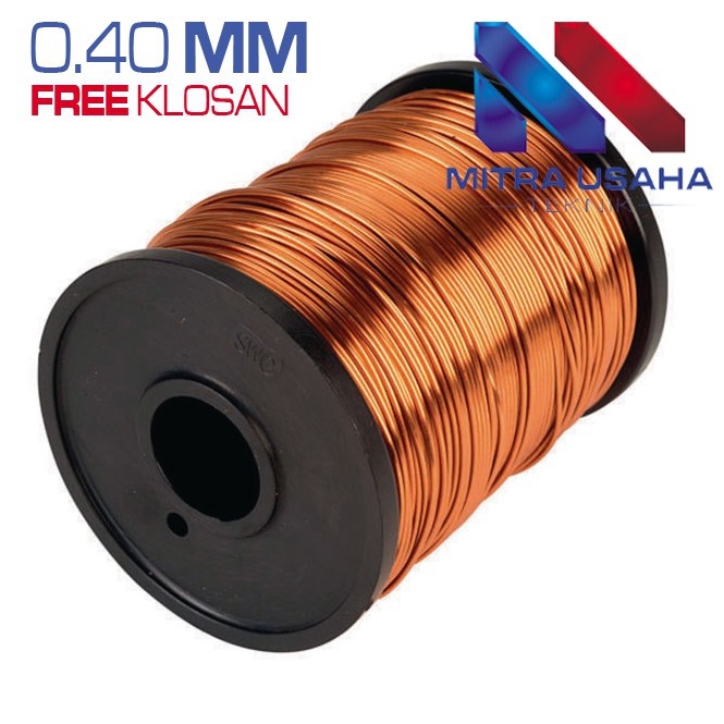 CHEKOUT KAWAT TEMBAGA EMAIL 0.40 MM ENAMEL WIRE COOPER GULUNG DINAMO ILMAIL 0.4 0,4 040 0,40