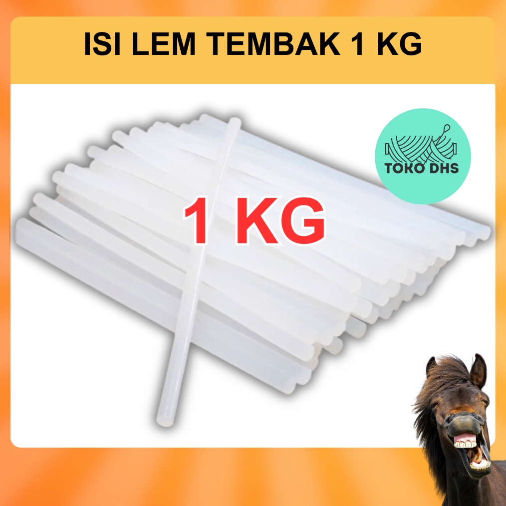 

FGPK3755 (1 KG) Isi Lem Tembak Kiloan / Lem Bakar Kiloan / Glue Gun Refill / Lem Lilin Tembak Kecil Besar 1 KG