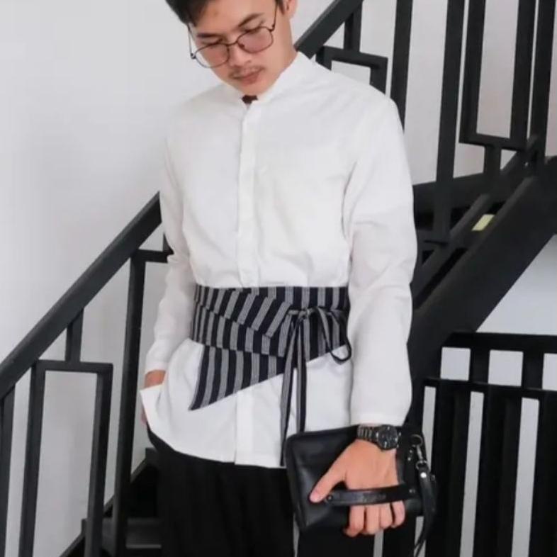 Nys592 Obi Belt Tenun - Obi Belt - Ikat Pinggang Tenun - Belt Wanita/Pria Promo