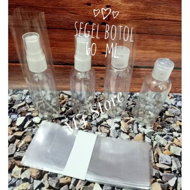 BFSM9327  Segel Botol 60 ml / Segel Botol Spray 60ml / Plastik Shrink Botol 60 ml