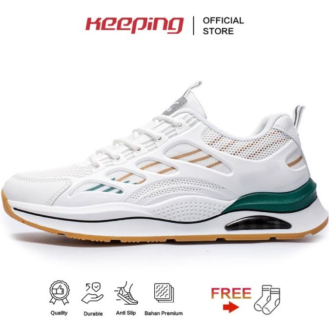 Keeping Sepatu Sneakers Pria Import Sepatu Lari Olahraga Cowok KSR710
