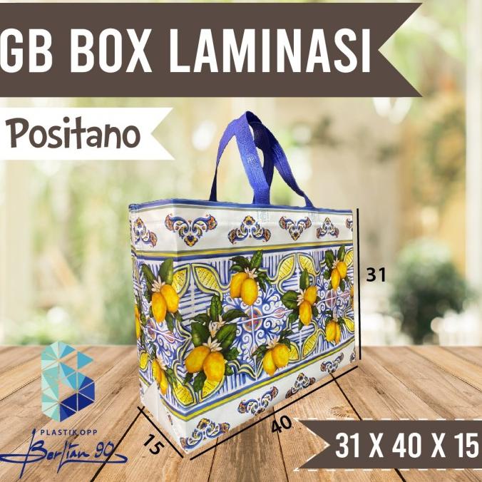 

/////] Goodie Bag Laminasi 31 x 40 x 15 / Tas Spundbond / Tas kain Laminasi
