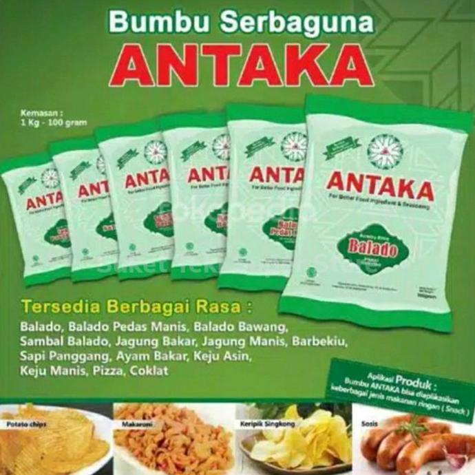 

:::::::] Antaka Bumbu Tabur 100gr MURAH BBQ Balado Keju Jagung Sapi Panggang