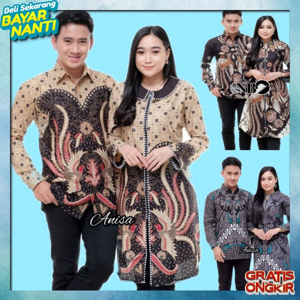 Seragam Pasangan Suami Istri Btik Sarimbit Baju Tunik Kopelan Pesta Kondangan Kopel Couple Baju Atsa
