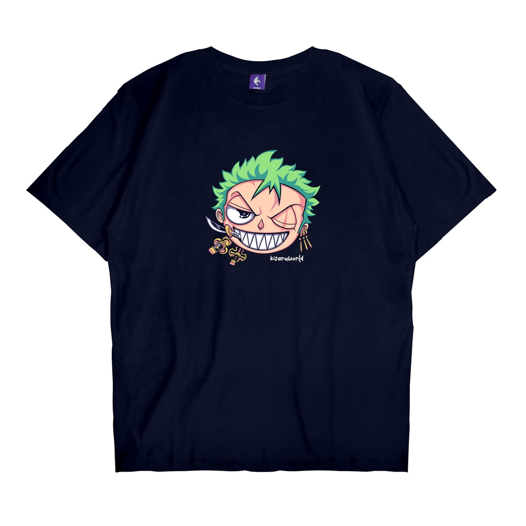 KIZARU Kaos Anime RORONOA ZORO POP ART