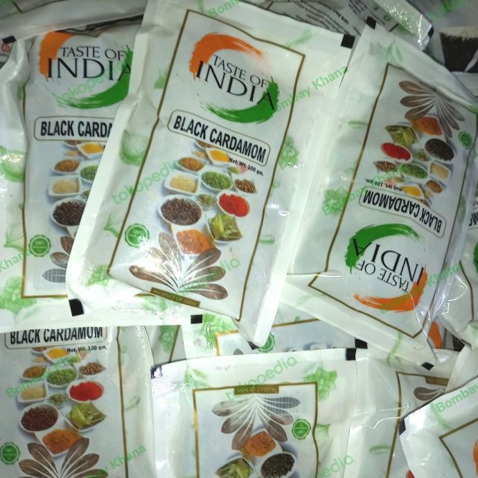 

] Kapulaga Hitam - Black Ilaichi - Badi Ilaichi 100 gram