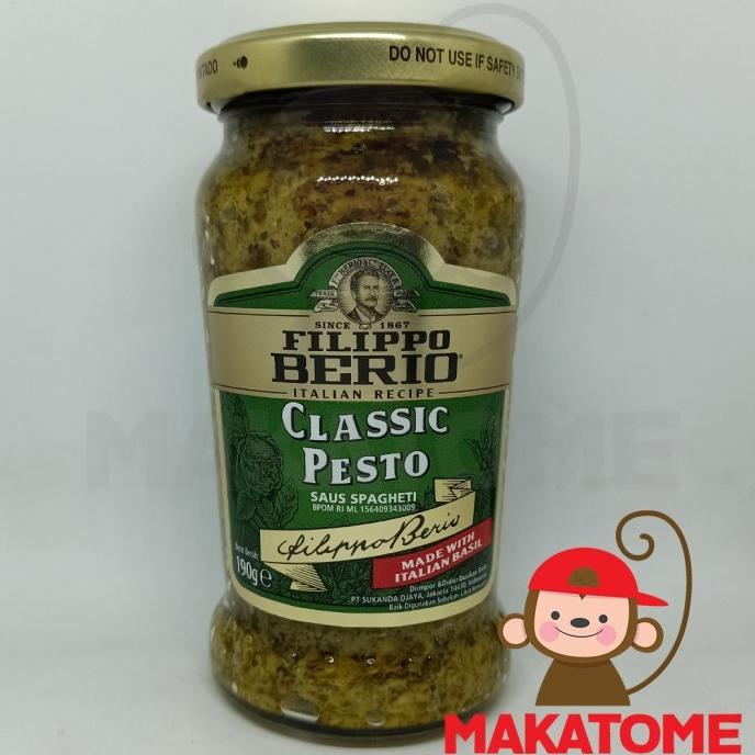 

Silahkan Order] Filippo Berio Classic Pesto 190gr bumbu pasta basil saus sauce 190 gr