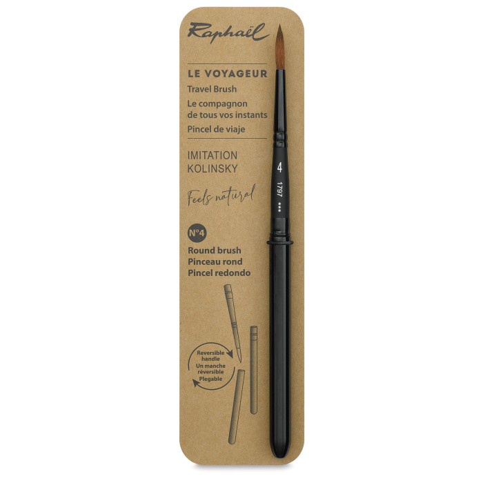 

Terlaris Kuas Raphael Stradivarius 1797 Round Kolinsky Synthetic Travel Brush